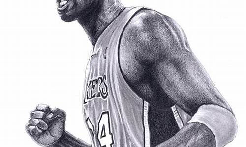 NBA球星素描画像_nba球星素描画像简单